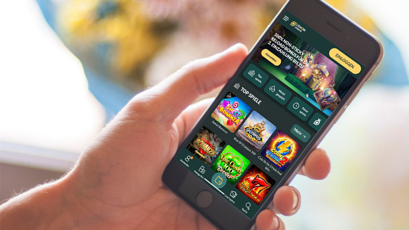 Lemon Casino auf dem mobilen Bildschirm