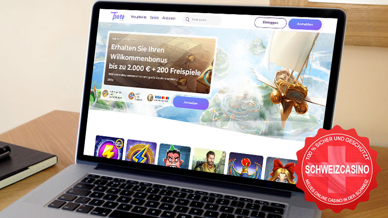 Tsars Casino auf dem Computerbildschirm