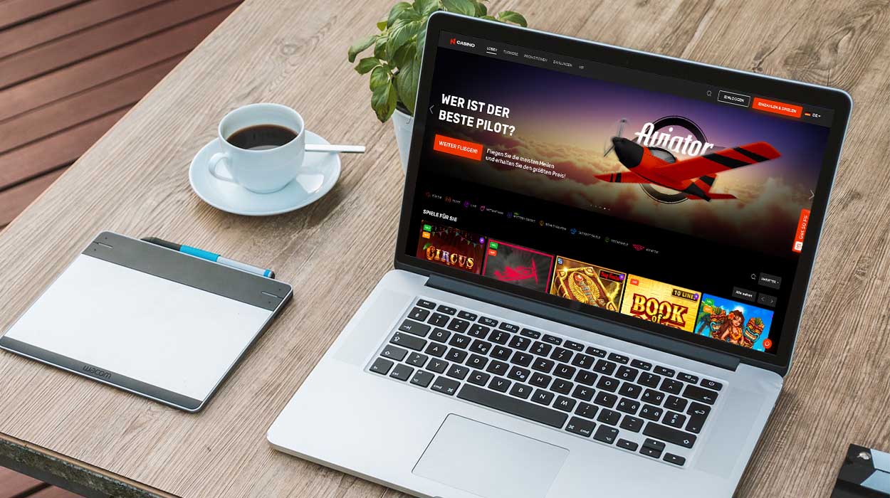 N1 Casino auf dem Computerbildschirm
