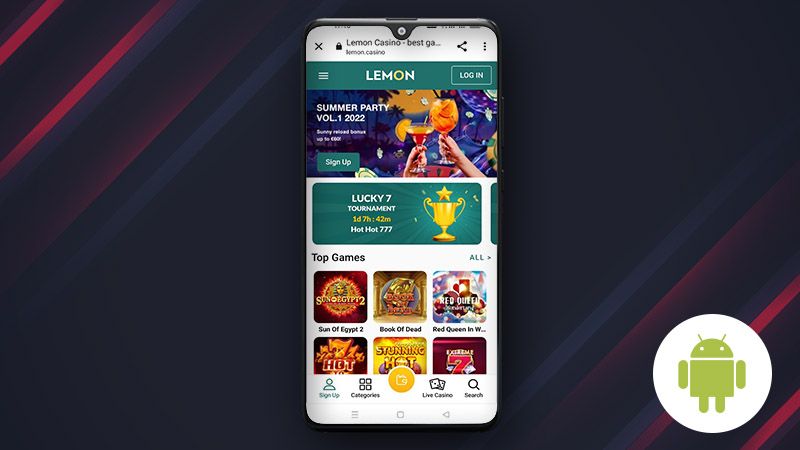 lemon casino android fr