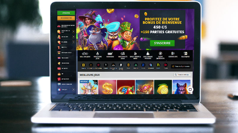 Playamo Casino sur l'écran de l'ordinateur