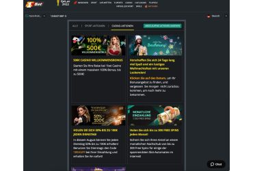 1Bet - Promotions