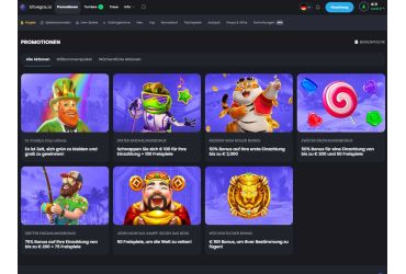 Bitvegas Casino - Aktionsseite 