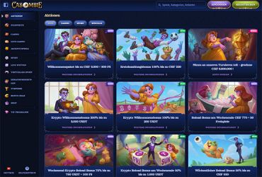 Casombie Casino Boni und Werbeaktionen