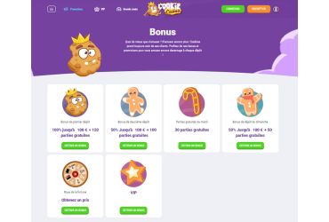 Cookie casino bonus