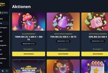 Golden Star - Aktionsseite