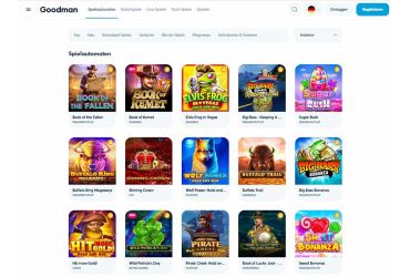 Goodman Casino - Spieleseite 