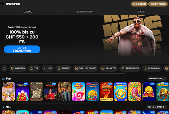 MrPunter Casino-Hauptseite