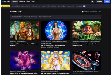 SkyCrown Casino Bonus et promotions