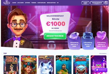 Slotspalace Casino Hauptseite