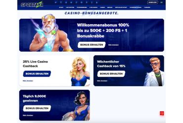 Sportaza - Boni und Werbeaktionen