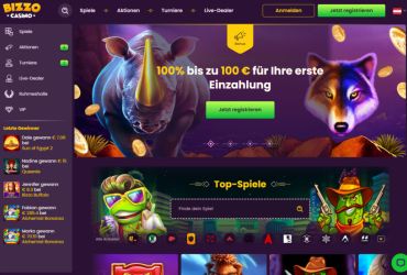 Bizzo Casino - hauptseite