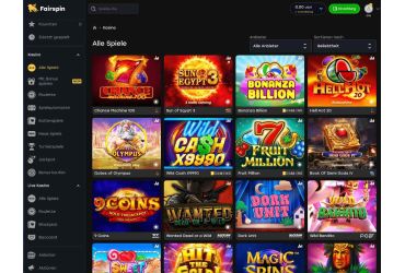 FairSpin Casino — spiele