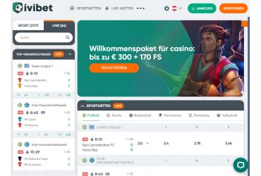 IviBet casino – hauptseite