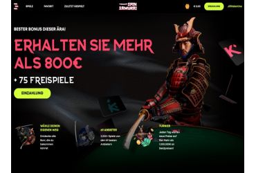Spin Samurai – hauptseite