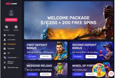Woo Casino – promotions
