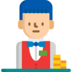 Symbole des jeux de casino en direct