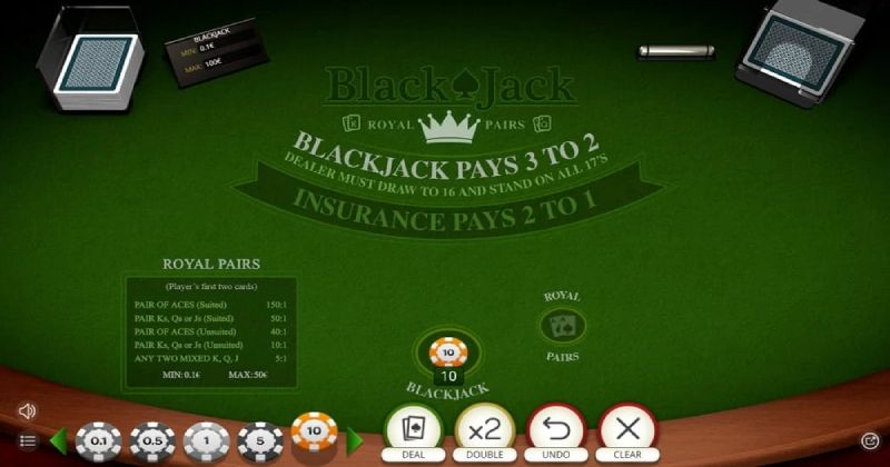Jetzt kostenlos im Blackjack Royal Pairs Online Casinospiel von iSoftBet spielen | schweizcasino.online